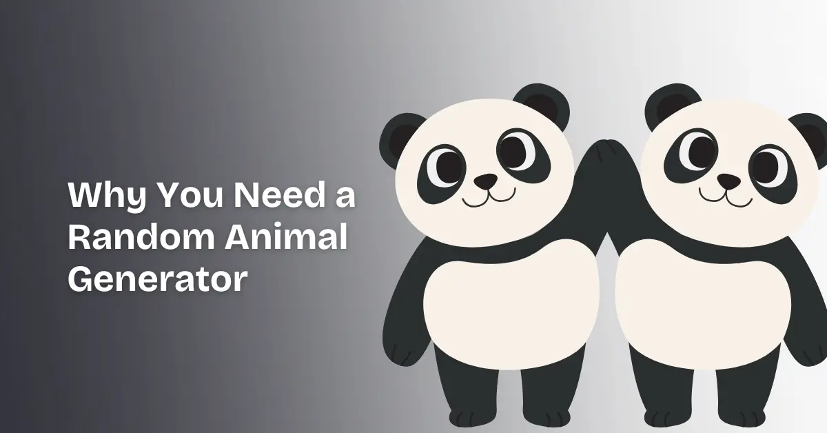Why You Need a Random Animal Generator