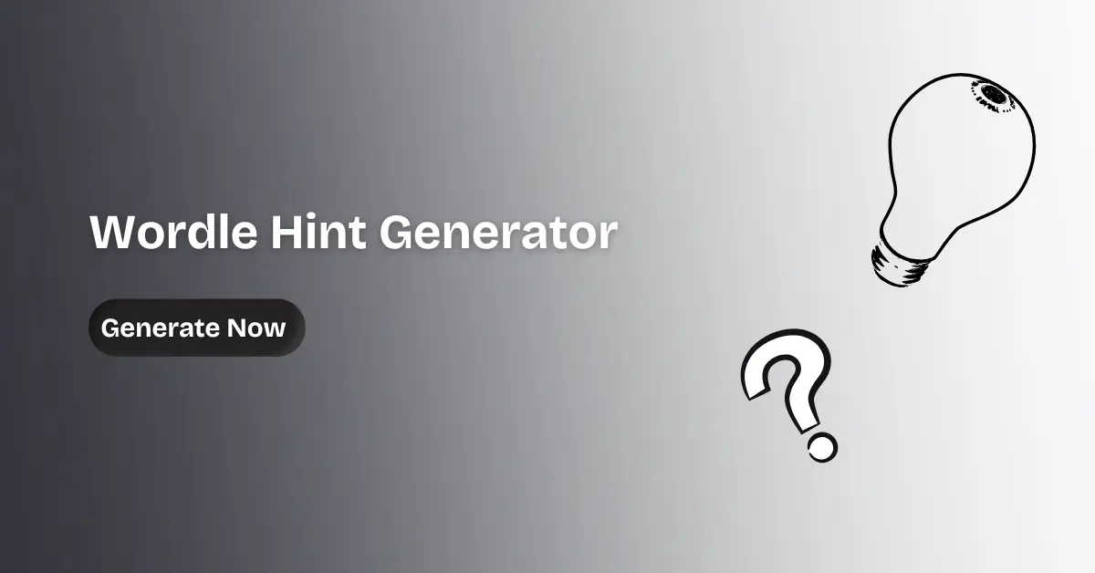 Wordle Hint Generator